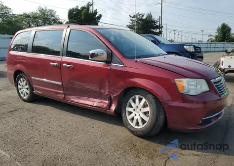 2012 Chrysler Town & Country Touring L из США, поврежденный, VIN 2C4RC1CG7CR287599